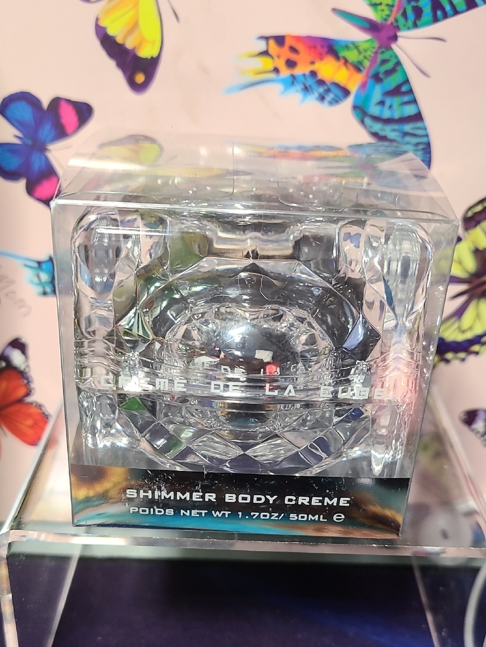 Shimmer Body Creme - Clear Crystal Jar